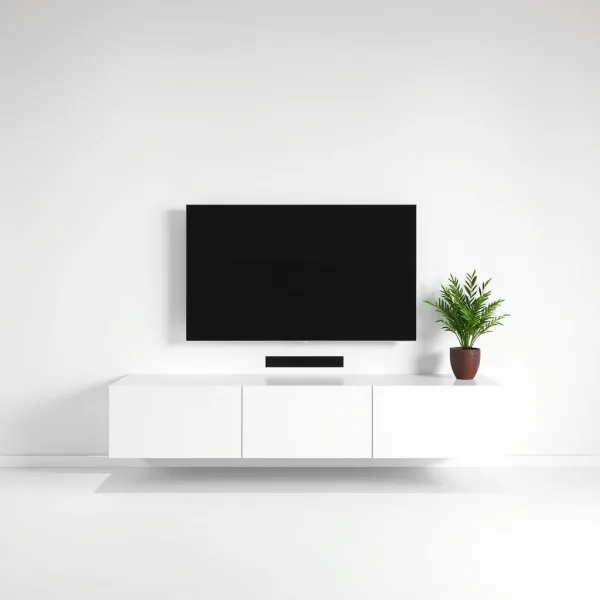 Rack Flotante de Pared para TV 55"