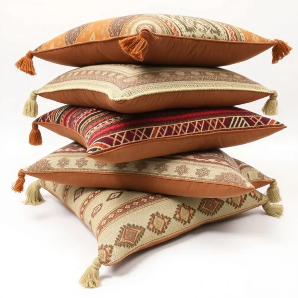 Set de 4 Cojines Decorativos Boho