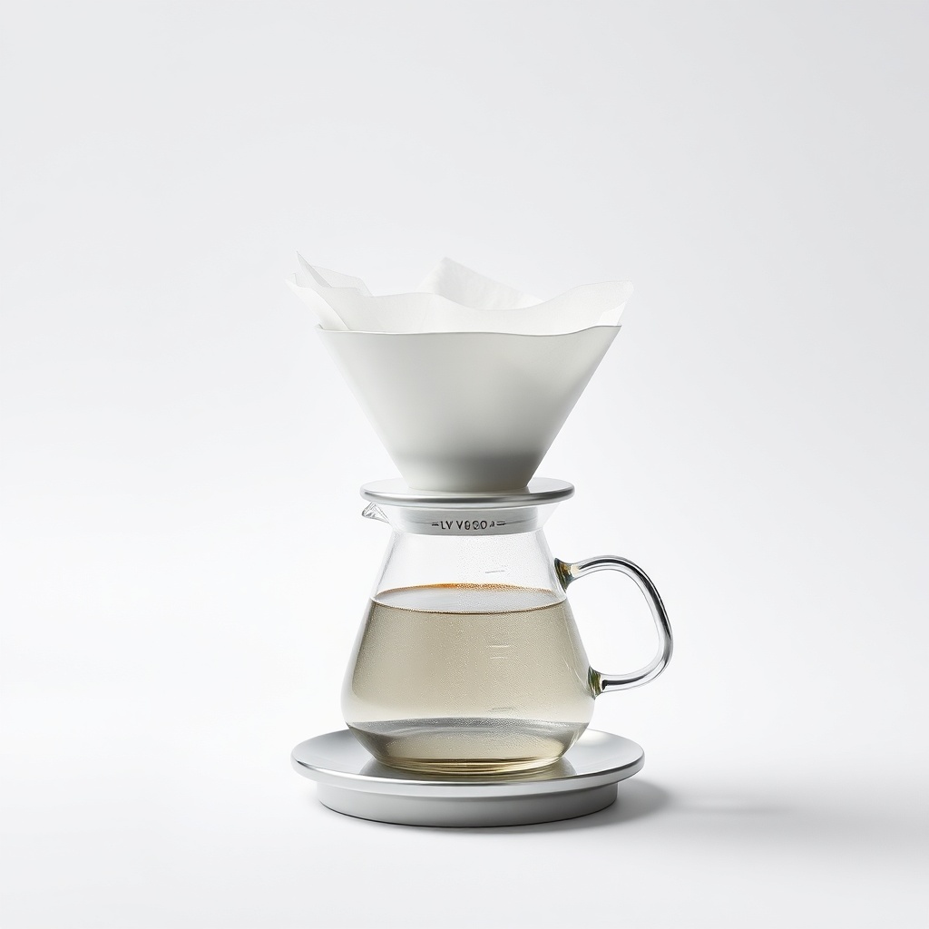 Set V60 de Vidrio con 40 Filtros