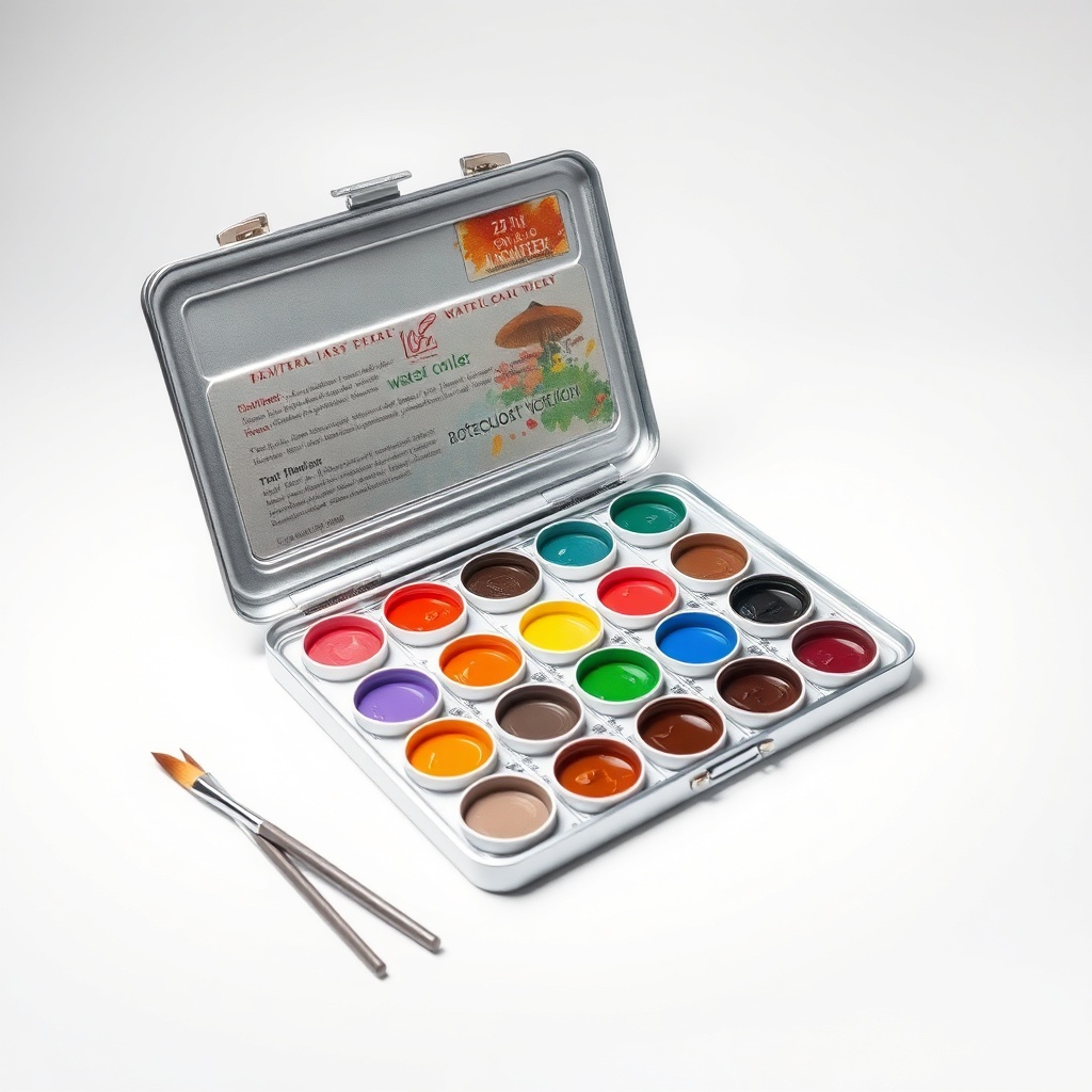 Set de Acuarelas Profesionales 36 Colores