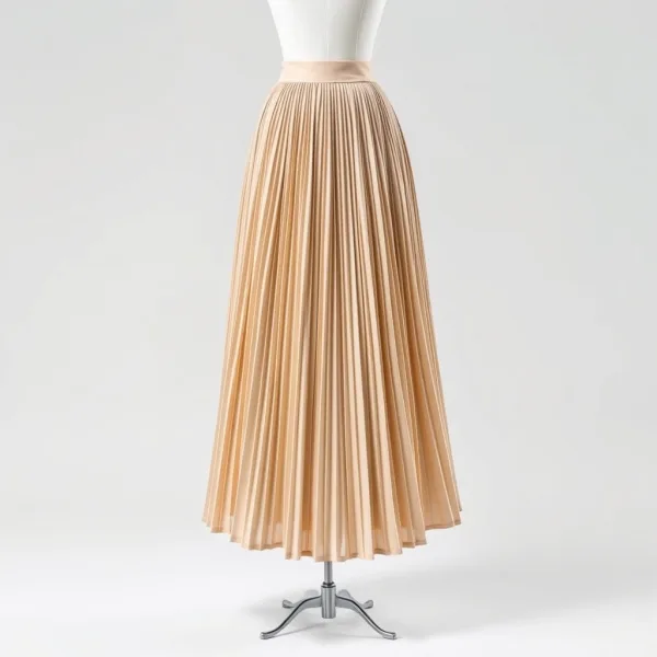 Falda Plisada Midi Elegante