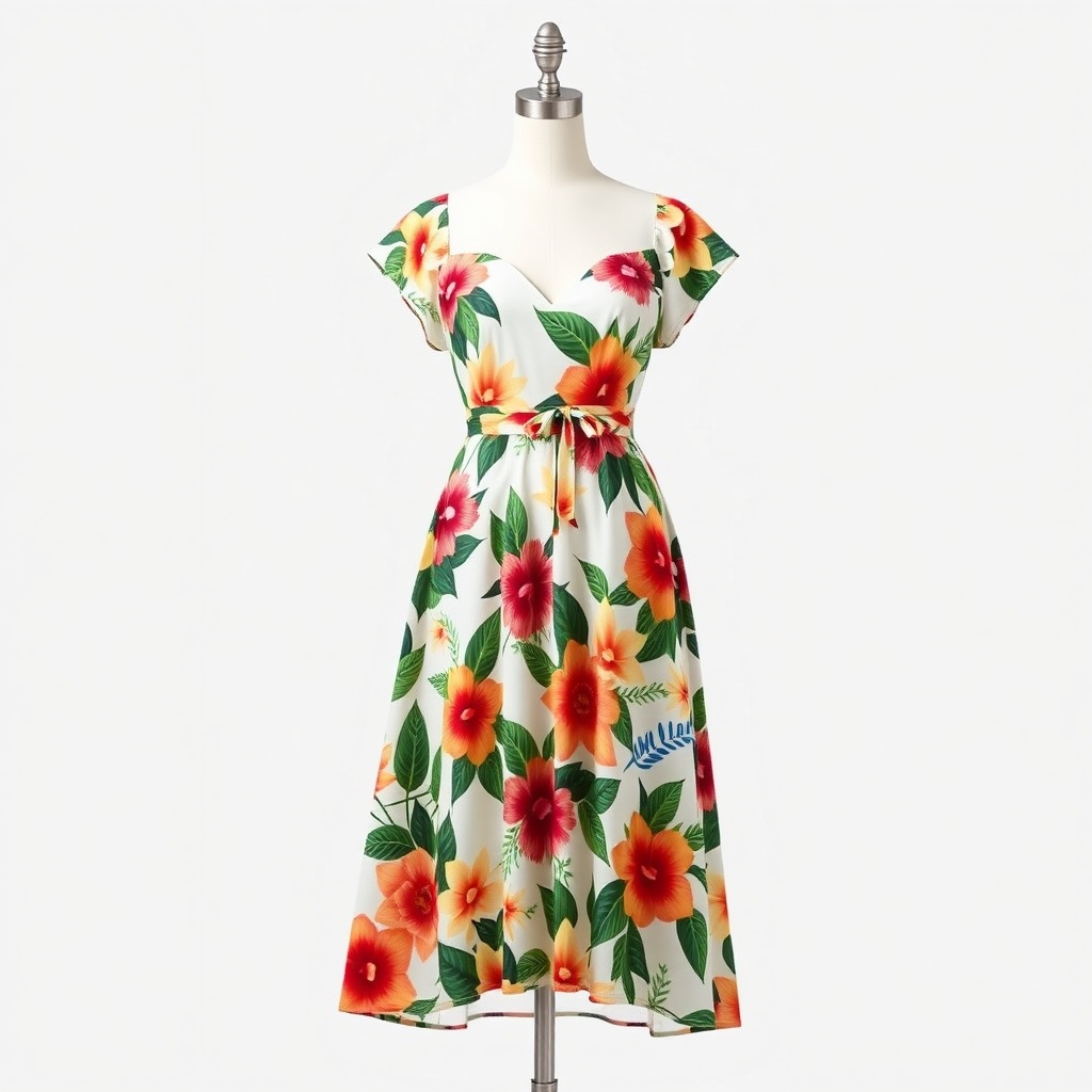 Vestido Floral de Verano para Mujer