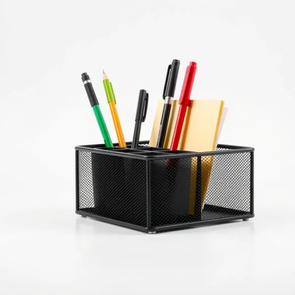 Organizador de Escritorio de Malla 6 Compartimentos