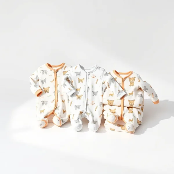 Pijamas de Algodón para Bebé Pack x3
