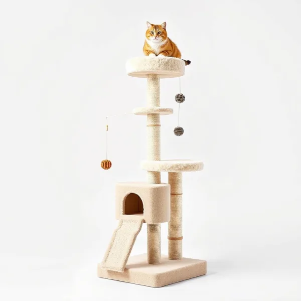 Rascador Torre para Gatos 3 Niveles